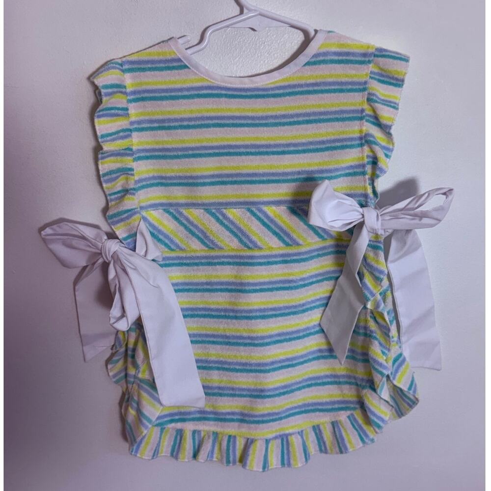The Beaufort Bonnet Company Striped tie side Cover up size 5